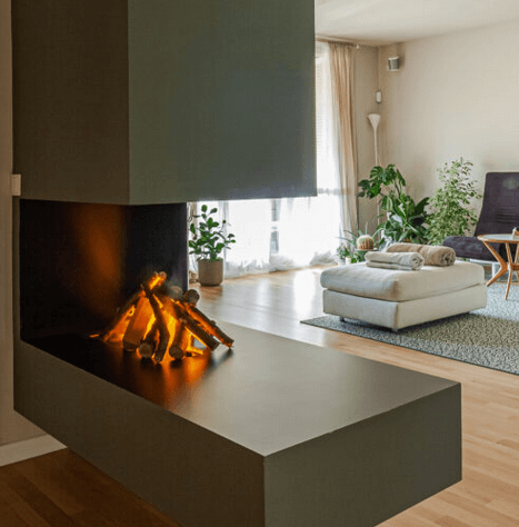 arredamento camino moderno